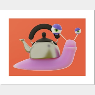 Angry Snail Pot Posters and Art